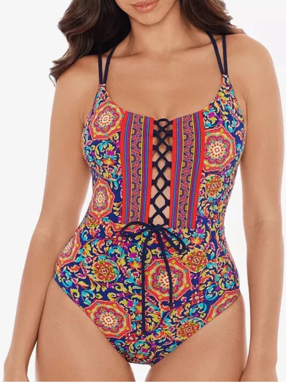 NWT SkinnyDippers Palais Suga Babe One-Piece Swimsuit Sz S